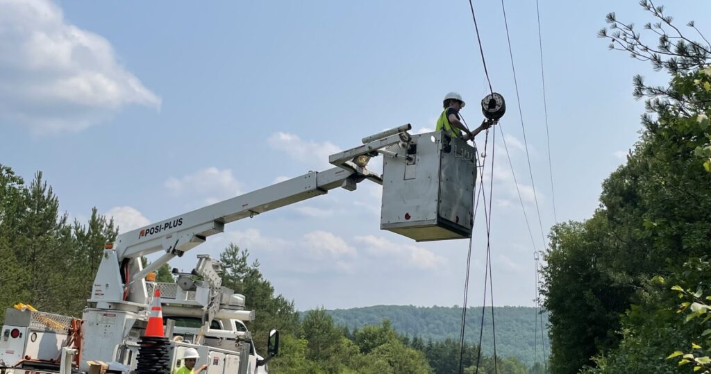 TermLink team completing rural Pennsylvania fiber build in 10 days despite weather delays