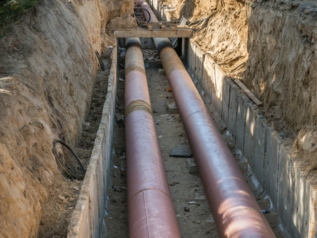 Leak detection system using fiber-backed acoustic sensors